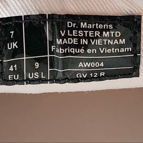 Dr. Martens Lester Tie-Dye Canvas Derby Sneaker 9 - Picture 7 of 8